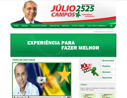 Site Deputado J&uacute;lio Campos