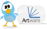 logotwitterartware